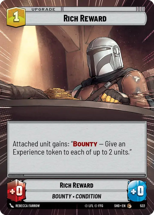 Rich Reward (Hyperspace) (522) [Shadows of the Galaxy] - Star Wars: Unlimited Single