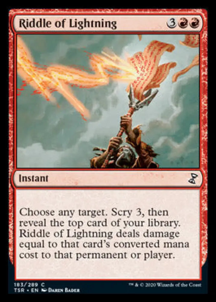 Riddle of Lightning [Time Spiral Remastered] - MTG Single