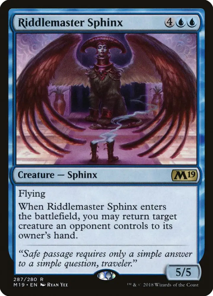 Riddlemaster Sphinx [Core Set 2019] - MTG Single