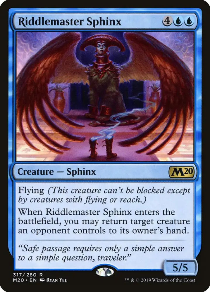 Riddlemaster Sphinx [Core Set 2020] - MTG Single
