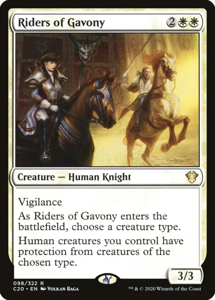 Riders of Gavony [Commander 2020] - MTG Single