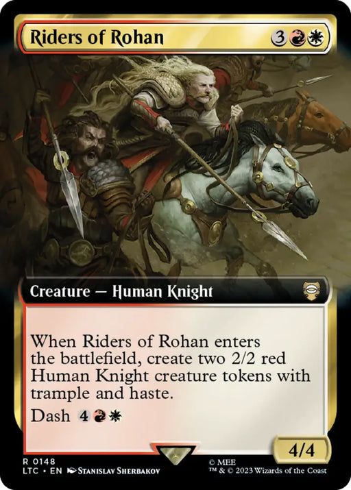 Riders of Rohan (Extended Art) [The Lord of the Rings: Tales of Middle-Earth Commander] - MTG Single