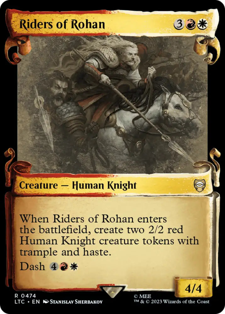 Riders of Rohan [The Lord of the Rings: Tales of Middle-Earth Commander Showcase Scrolls] - MTG Single