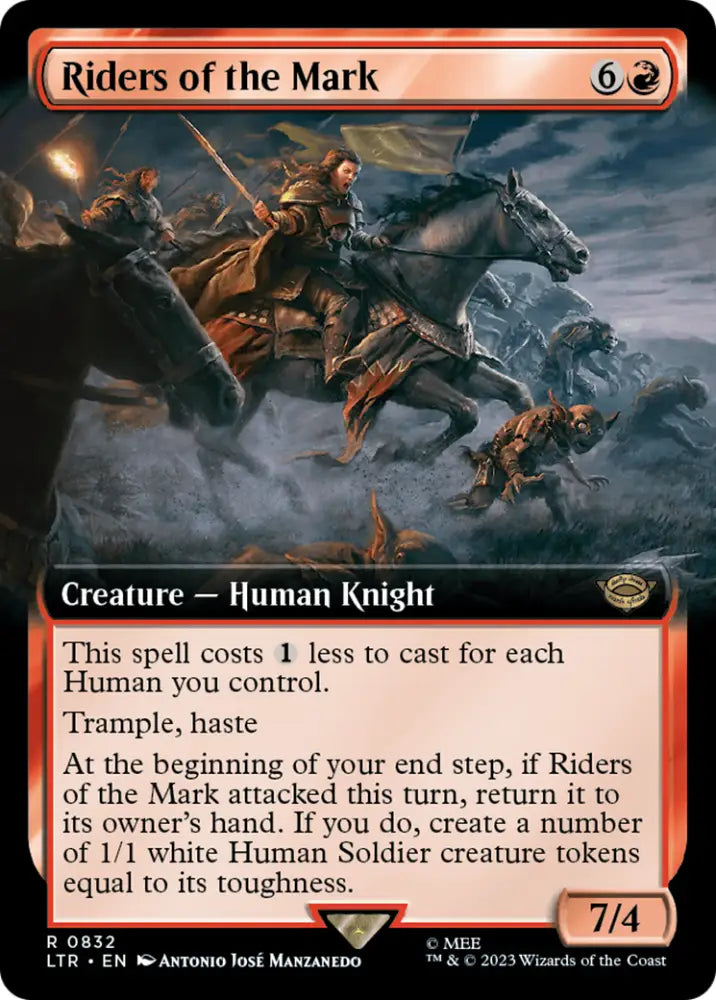 Riders of the Mark (Extended Art) [The Lord of the Rings: Tales of Middle-Earth] - MTG Single