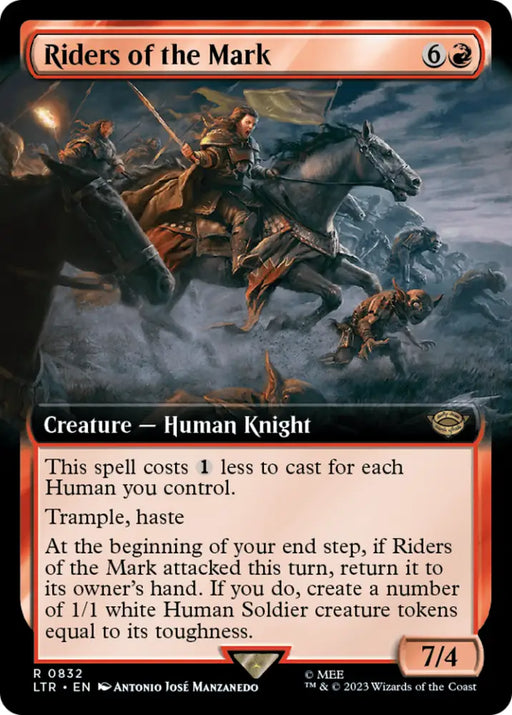 Riders of the Mark (Extended Art) [The Lord of the Rings: Tales of Middle-Earth] - MTG Single