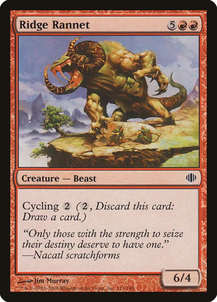 Ridge Rannet [Shards of Alara] - MTG Single
