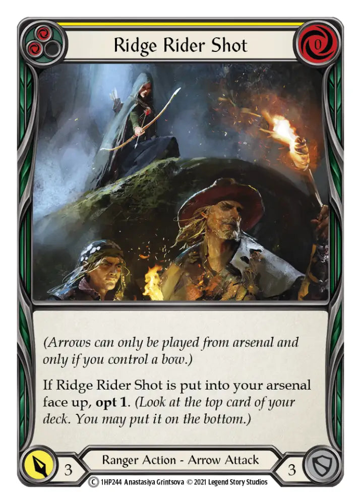 Ridge Rider Shot (Yellow) [1HP244] (History Pack 1) - Flesh And Blood Single