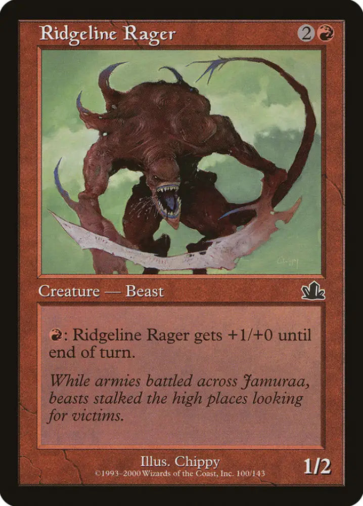 Ridgeline Rager [Prophecy] - MTG Single