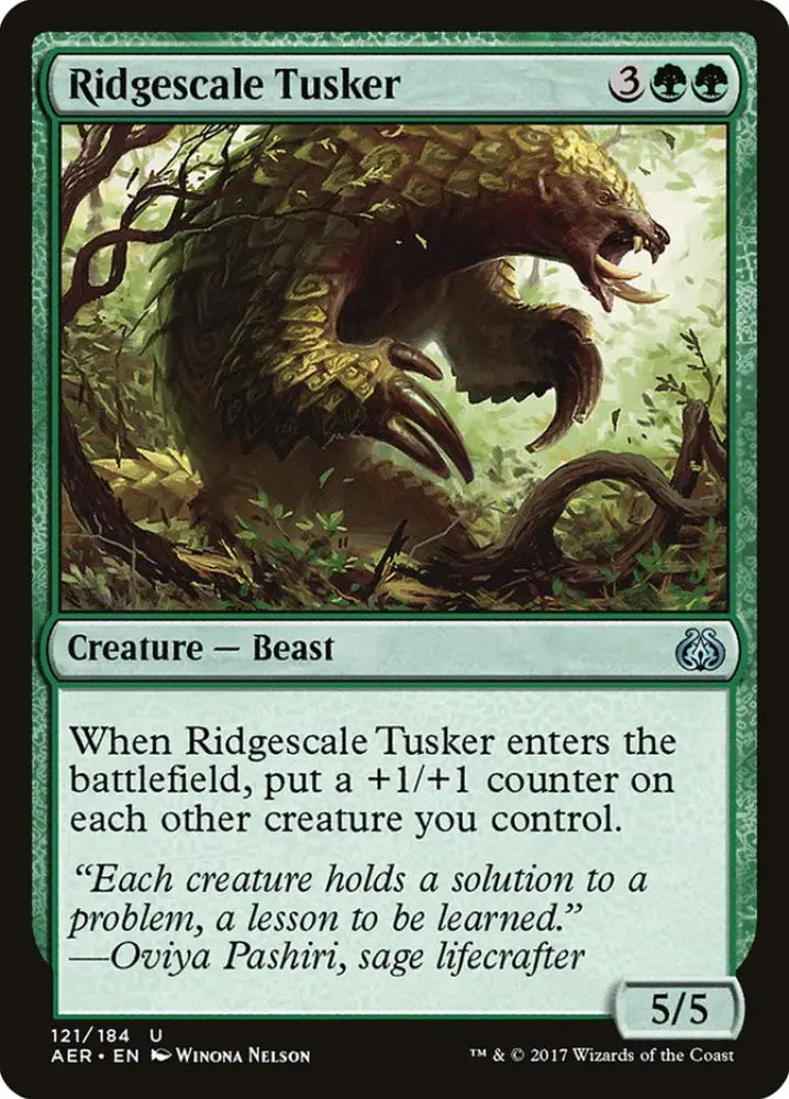 Ridgescale Tusker [Aether Revolt] - MTG Single