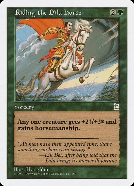 Riding the Dilu Horse [Portal Three Kingdoms] - MTG Single