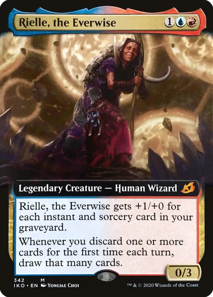 Rielle the Everwise (Extended Art) [Ikoria: Lair of Behemoths] - MTG Single
