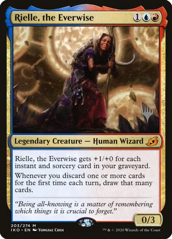 Rielle the Everwise (Promo Pack) [Ikoria: Lair of Behemoths Promos] - MTG Single