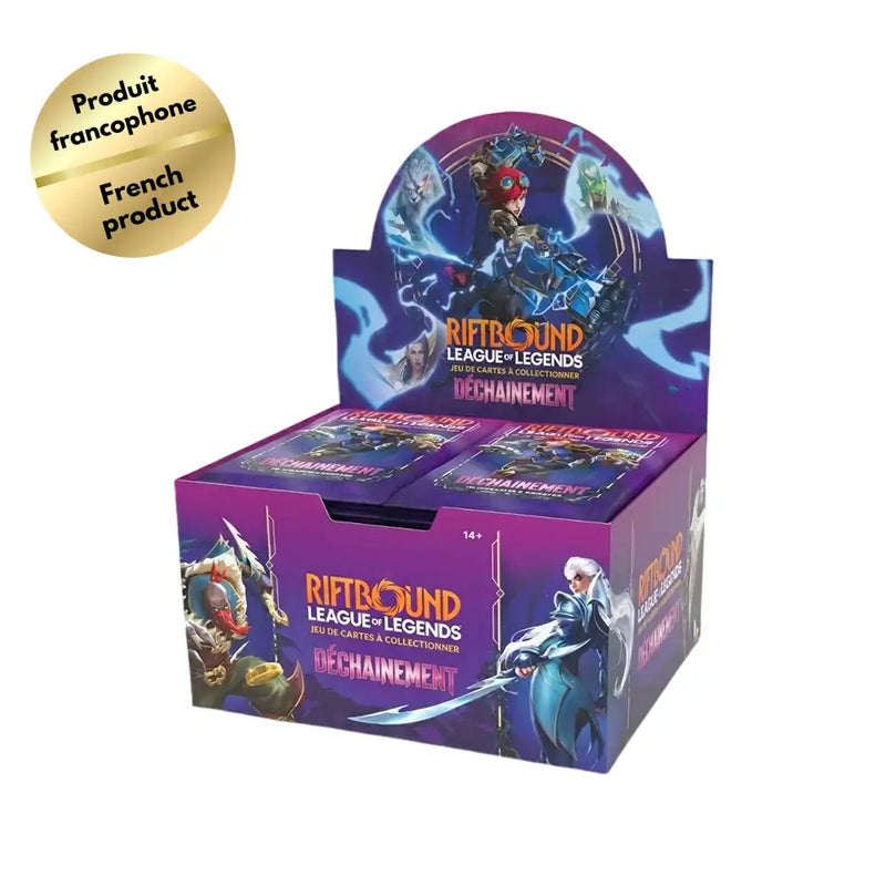 Riftbound League of Legends TCG Déchaînement Boîte de Boosters (FR) - Riftbound: League of Legends Sealed