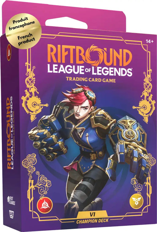 Riftbound League of Legends TCG Déchaînement Deck de Champion Vi (FR) - Riftbound: League of Legends Sealed