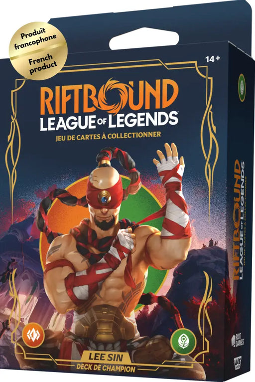 Riftbound League of Legends TCG Deck de Champion Lee Sin (FR) - Riftbound: League of Legends Sealed