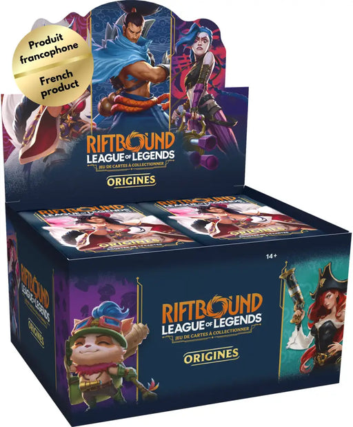 Riftbound League of Legends TCG Origines Boîte de Boosters (FR) - Riftbound: League of Legends Sealed