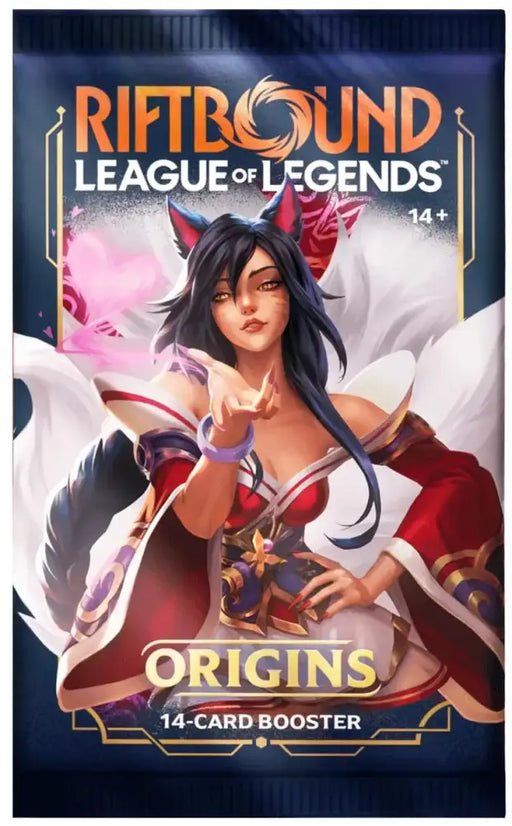 Riftbound League of Legends TCG Origins Booster Pack - Riftbound: League of Legends Sealed