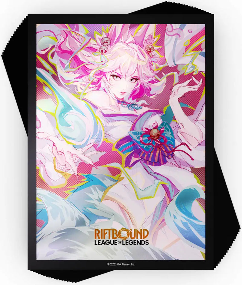 Riftbound League of Legends TCG Spiritforged Art Sleeves - Spirit Blossom Ahri 100ct - Riftbound: League of Legends