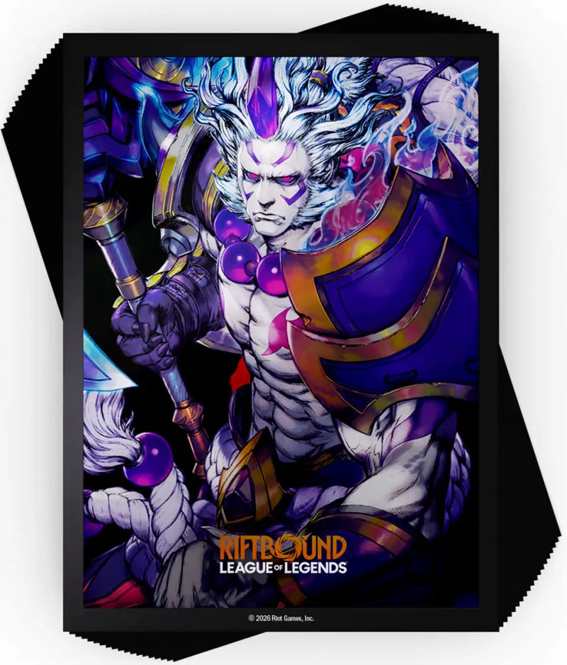 Riftbound League of Legends TCG Spiritforged Art Sleeves - Spirit Blossom Darius 100ct - Riftbound: League of Legends