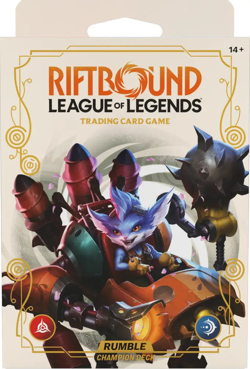 Riftbound League of Legends TCG Spiritforged Champion Deck Rumble - Riftbound: League of Legends Sealed
