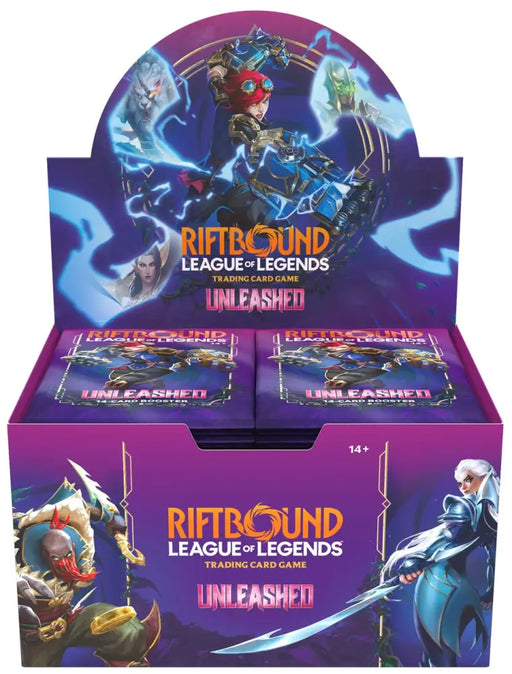 Riftbound League of Legends TCG Unleashed Booster Display - Riftbound: League of Legends Sealed