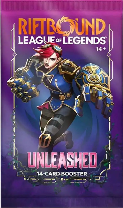 Riftbound League of Legends TCG Unleashed Booster Pack - Riftbound: League of Legends Sealed
