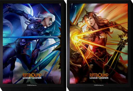 Riftbound League of Legends Vendetta Art Sleeves 100ct - Diana vs Leona - Riftbound: League of Legends Sealed