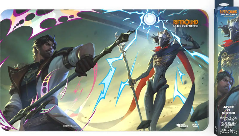 Riftbound League of Legends Vendetta Playmat - Jayce vs Victor - Riftbound: League of Legends Sealed