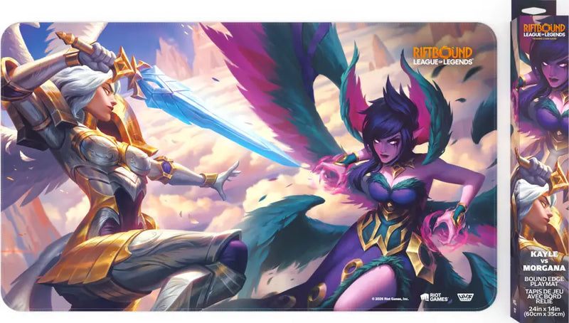 Riftbound League of Legends Vendetta Playmat - Kayle vs Morgana - Riftbound: League of Legends Sealed
