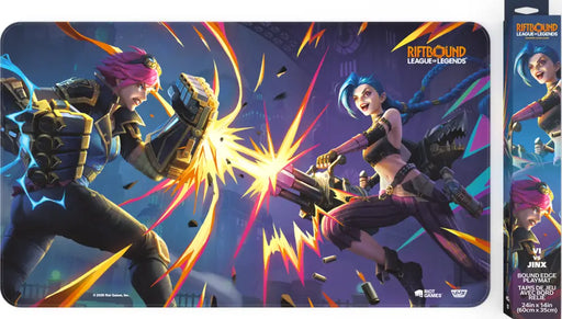 Riftbound League of Legends Vendetta Playmat - Vi vs Jinx - Riftbound: League of Legends Sealed