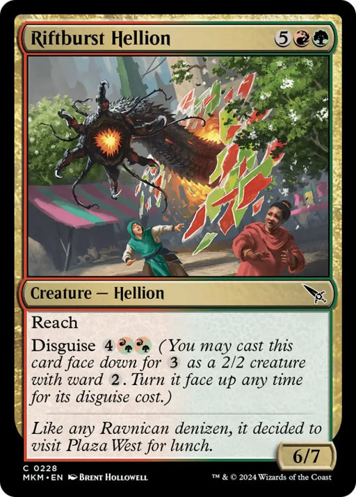 Riftburst Hellion [Murders at Karlov Manor] - MTG Single