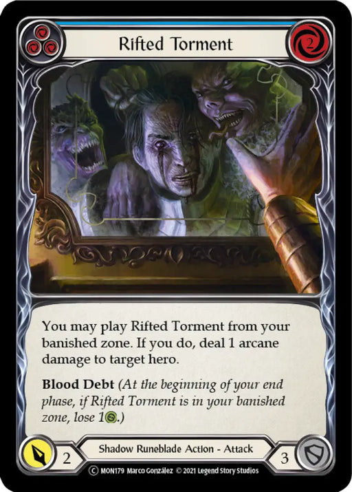 Rifted Torment (Blue) [Monarch Unlimited] Unlimited Normal - Flesh And Blood Single