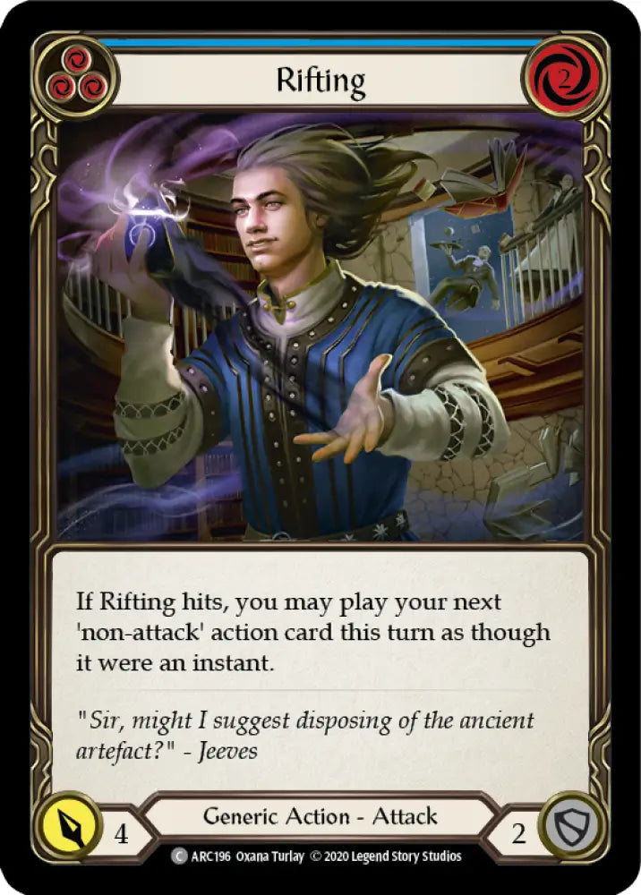Rifting (Blue) [Arcane Rising Unlimited] Unlimited Normal - Flesh And Blood Single