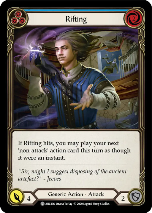 Rifting (Blue) [Arcane Rising Unlimited] Unlimited Normal - Flesh And Blood Single