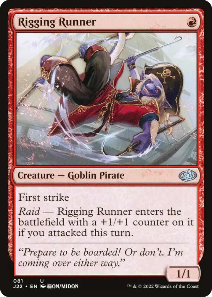 Rigging Runner [Jumpstart 2022] - MTG Single