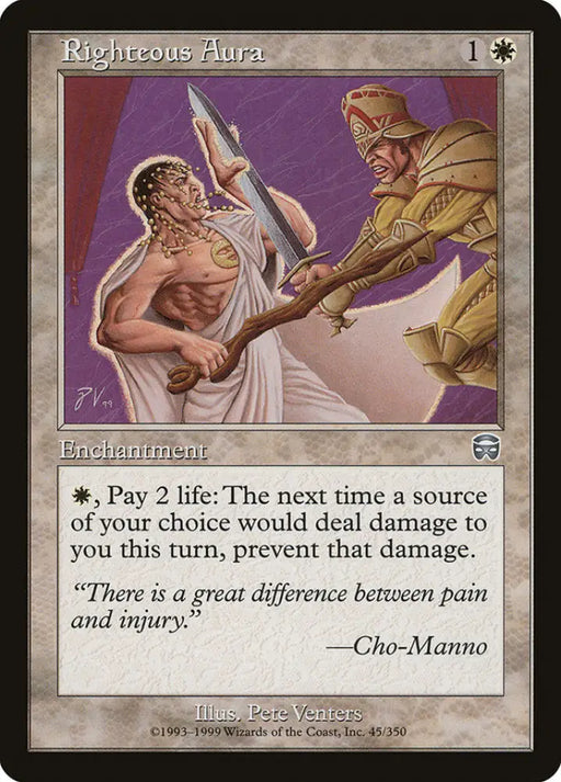 Righteous Aura [Mercadian Masques] - MTG Single