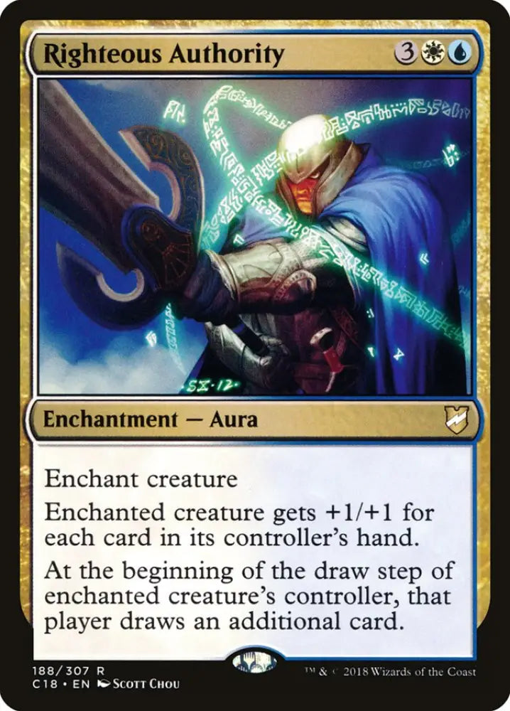 Righteous Authority [Commander 2018] - MTG Single