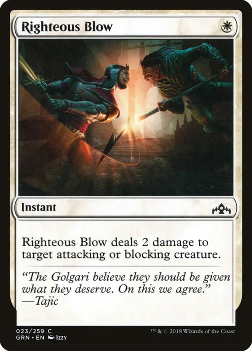 Righteous Blow [Guilds of Ravnica] - MTG Single