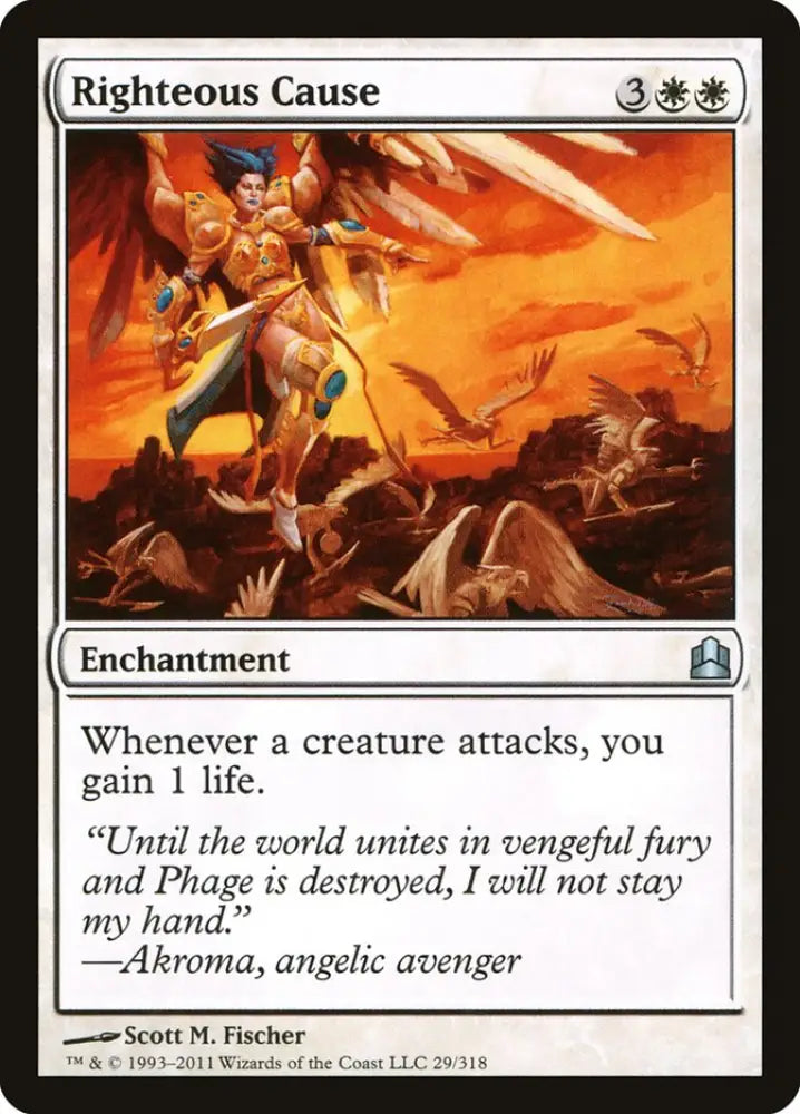 Righteous Cause [Commander 2011] - MTG Single