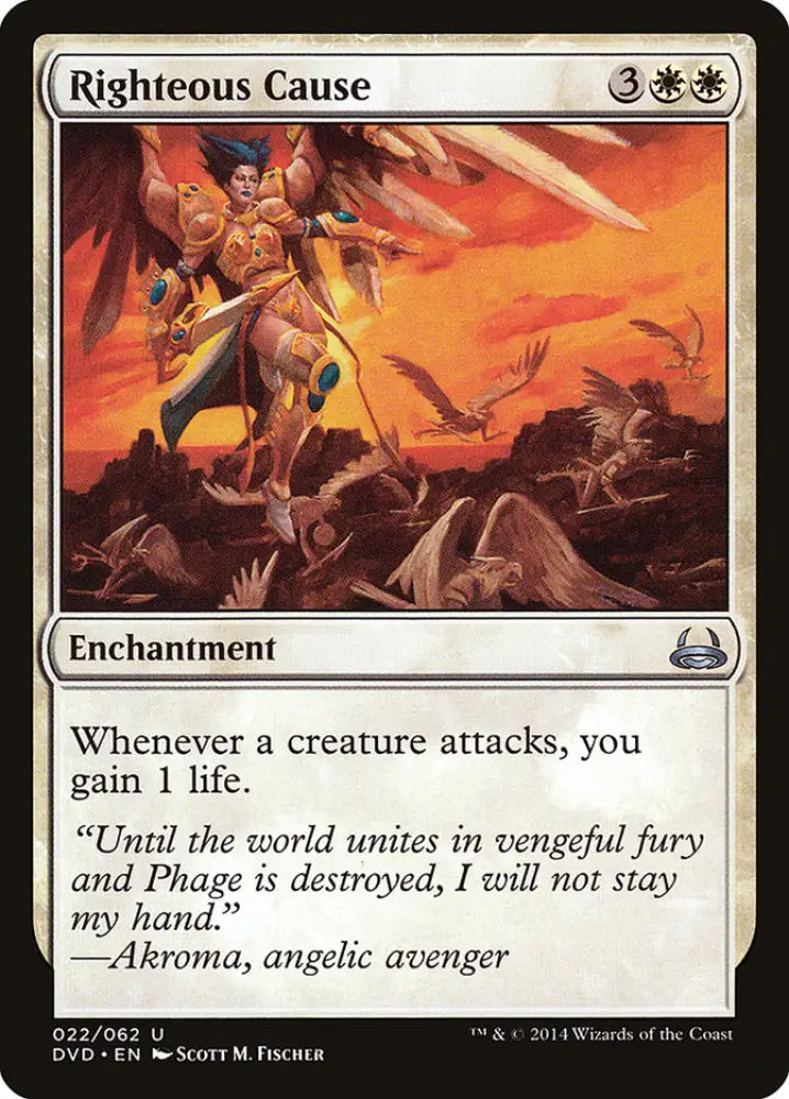 Righteous Cause (Divine vs. Demonic) [Duel Decks Anthology] - MTG Single