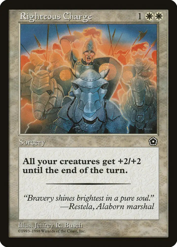Righteous Charge [Portal Second Age] - MTG Single