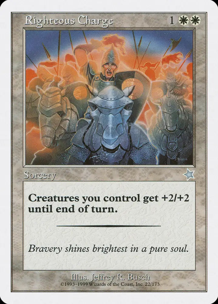 Righteous Charge [Starter 1999] - MTG Single