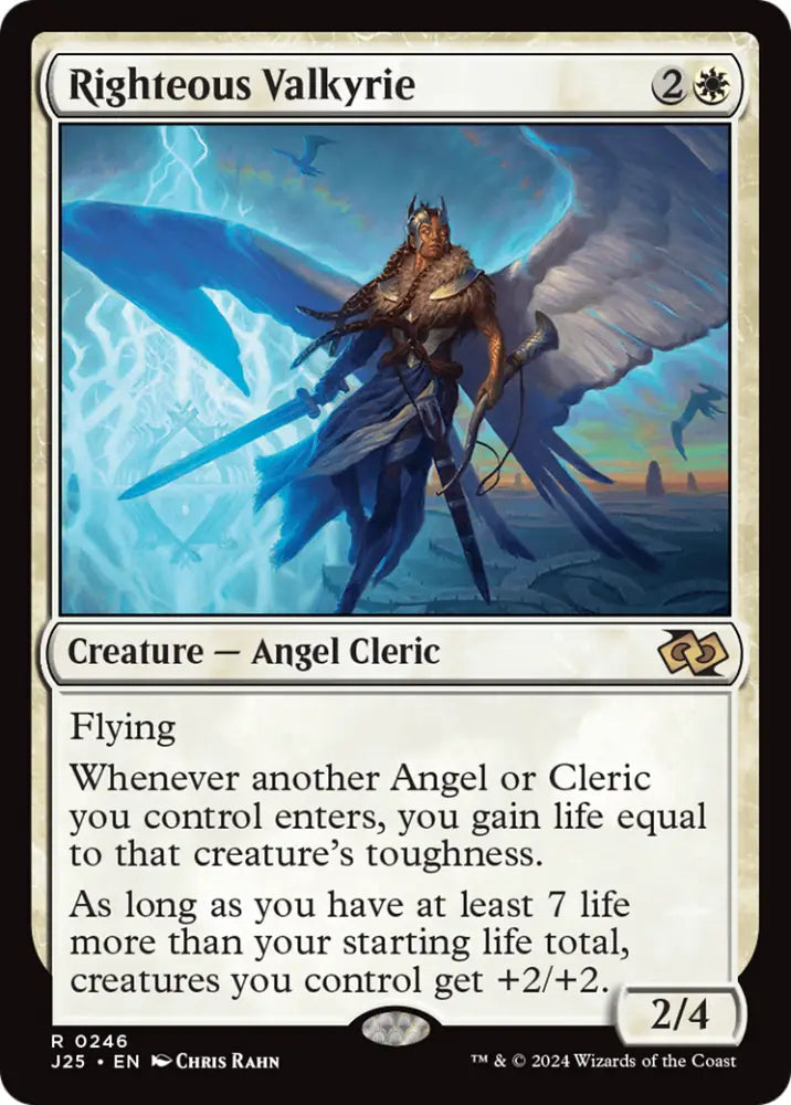 Righteous Valkyrie [Foundations Jumpstart] - MTG Single