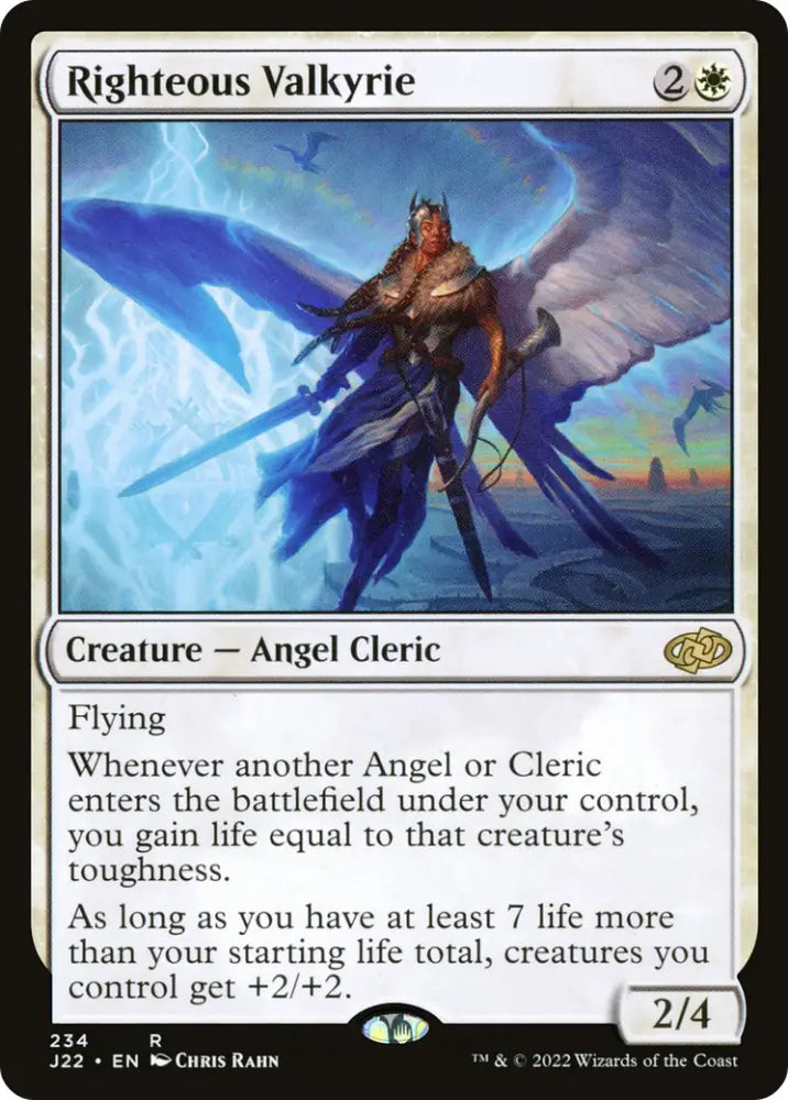 Righteous Valkyrie [Jumpstart 2022] - MTG Single