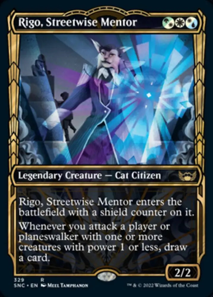 Rigo Streetwise Mentor (Showcase Golden Age) [Streets of New Capenna] - MTG Single