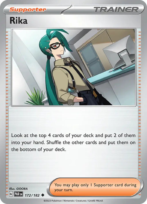 Rika (172/182) [Scarlet & Violet: Paradox Rift] - Pokemon Single