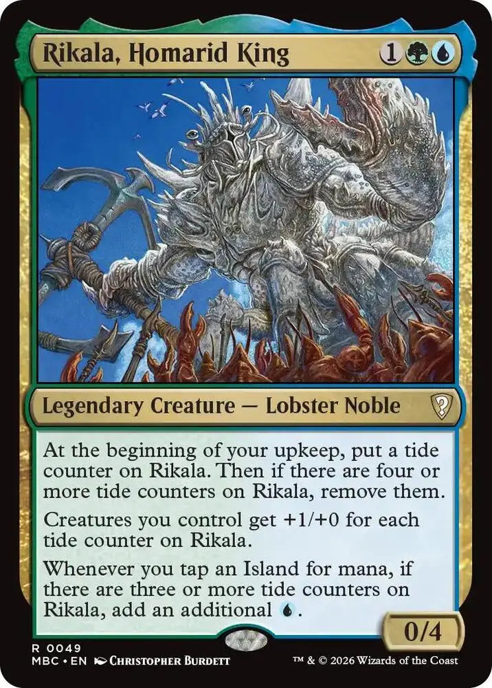 Rikala, Homarid King (49) [Mystery Booster Commander Edition]