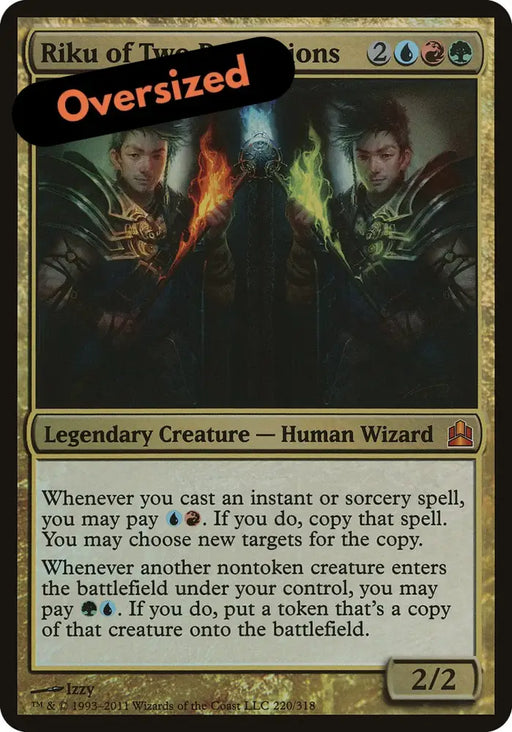 Riku of Two Reflections (Oversized) [Commander 2011 Oversized] - MTG Single