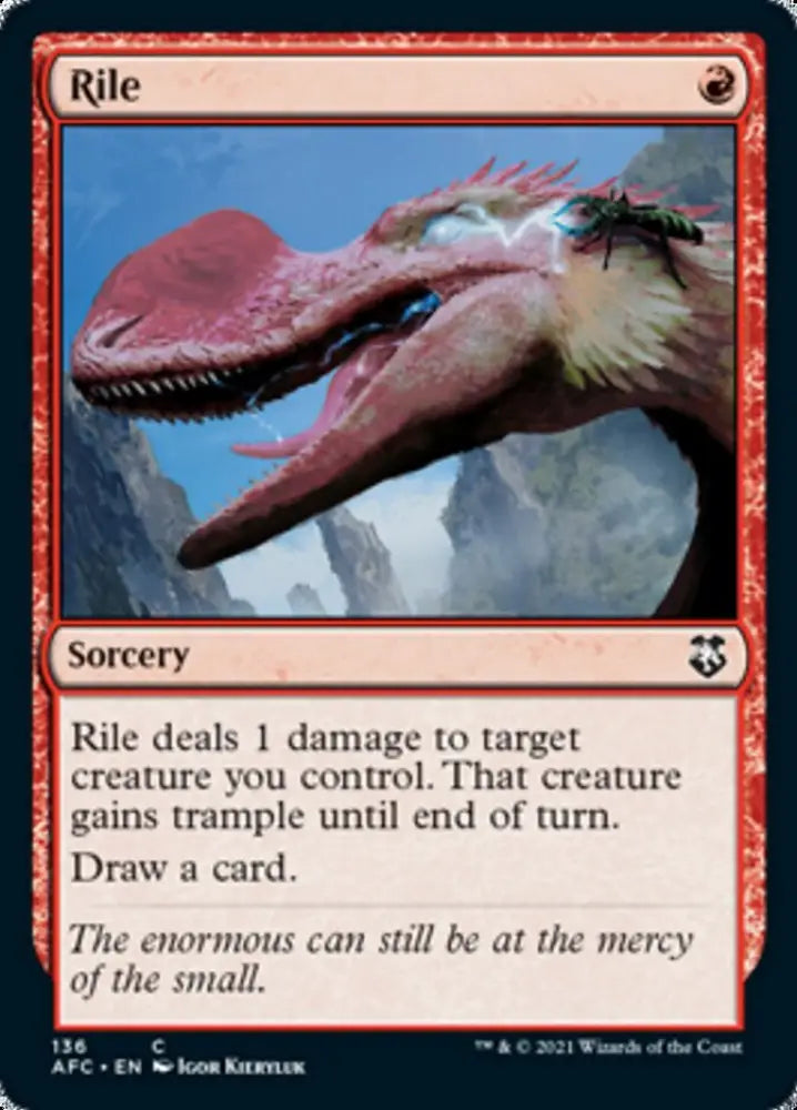 Rile [Dungeons & Dragons: Adventures in the Forgotten Realms Commander] - MTG Single