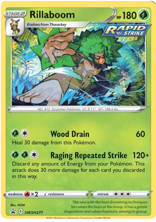 Rillaboom (SWSH277) [Sword & Shield: Black Star Promos] - Pokemon Single